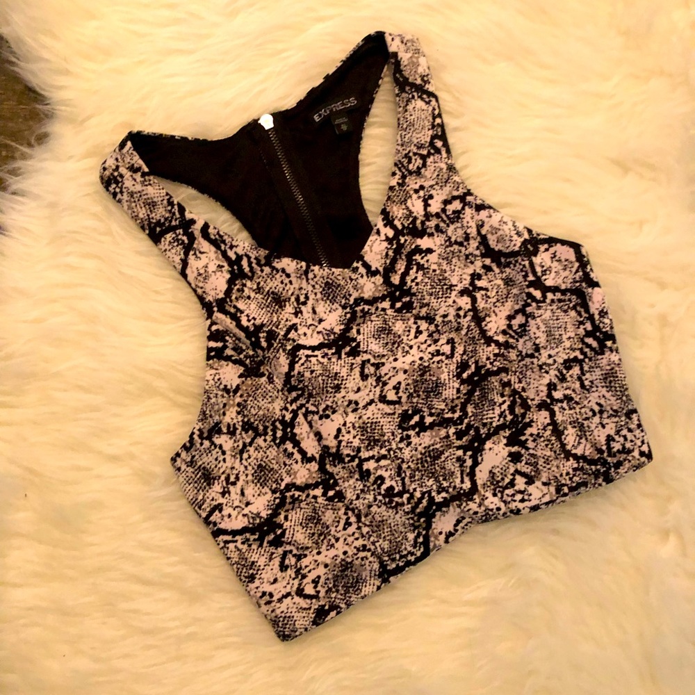 Express |Snake Skin |Crop Top|XS